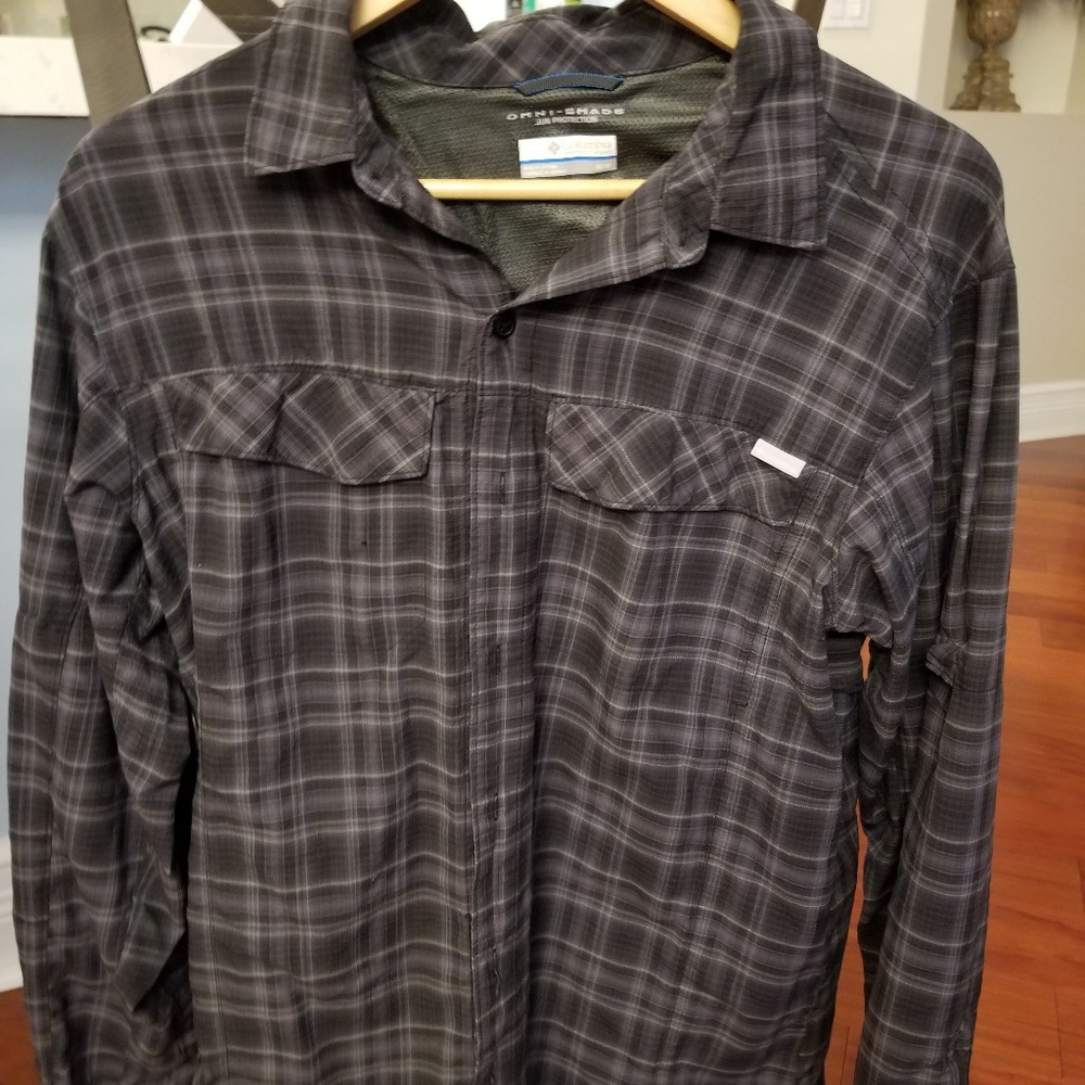 Columbia Omni-Shade Plaid Long Sleeve Shirt